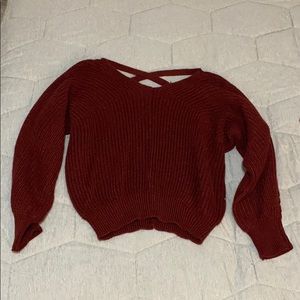 Maroon sweater